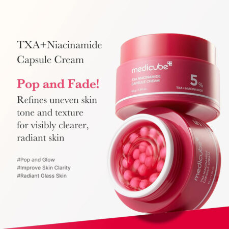 کرم ترانگزامیک اسید و نیاسینامید مدی کیوب Medicube TXA Niacinamide Capsule Cream