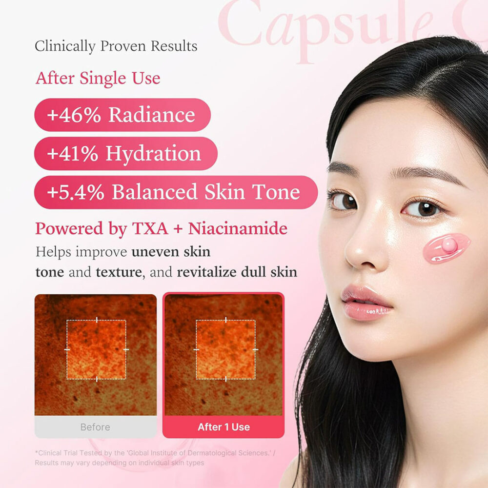 کرم ترانگزامیک اسید و نیاسینامید مدی کیوب Medicube TXA Niacinamide Capsule Cream