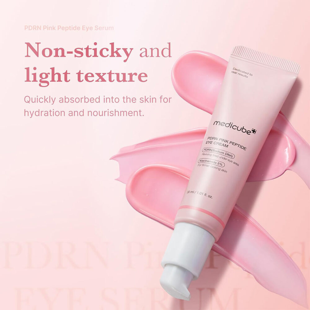 کرم دور چشم pdrn و پپتاید مدی کیوب Medicube PDRN Pink Peptide Eye Cream