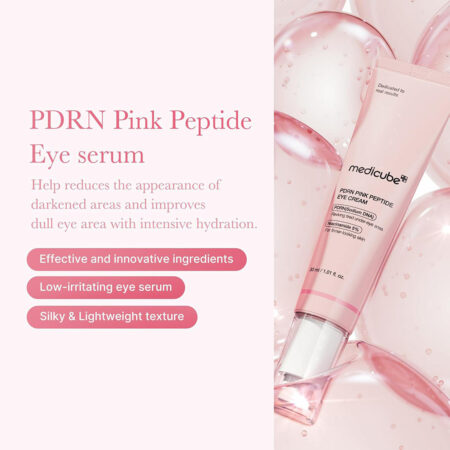 کرم دور چشم pdrn و پپتاید مدی کیوب Medicube PDRN Pink Peptide Eye Cream