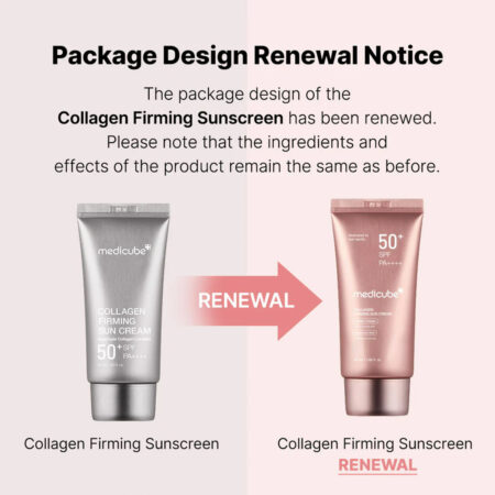 کرم ضد آفتاب تون آپ کلاژن مدی کیوب Medicube Collagen Firming Sun Cream