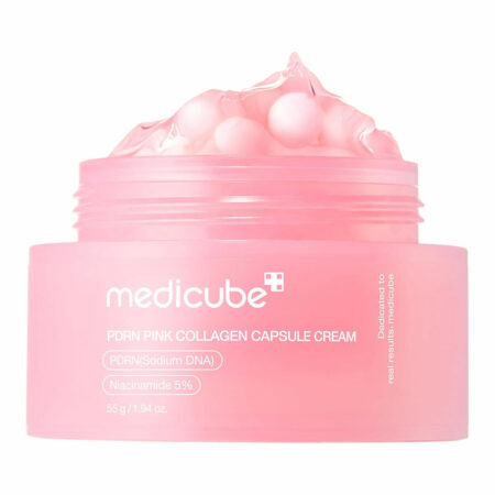 کرم کپسولی کلاژن و PDRN مدی کیوب Medicube PDRN Pink Collagen Capsule Cream